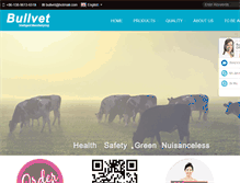 Tablet Screenshot of bullvet.com